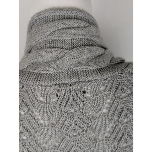 Vtge So knitted vest wmns Sz M Cotton blend meas Bust 35-36"C Back 26"EUC open - Picture 6 of 9